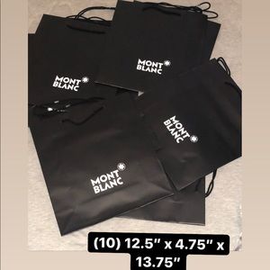 MONT BLANC | (10) Shopping Bags